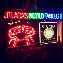 crabs, beer, and spiciness.